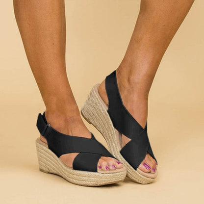 Chic Wedge Sandals by Greta 