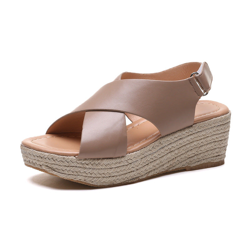 Chic Wedge Sandals by Greta 