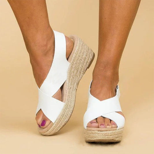 Chic Wedge Sandals by Greta 