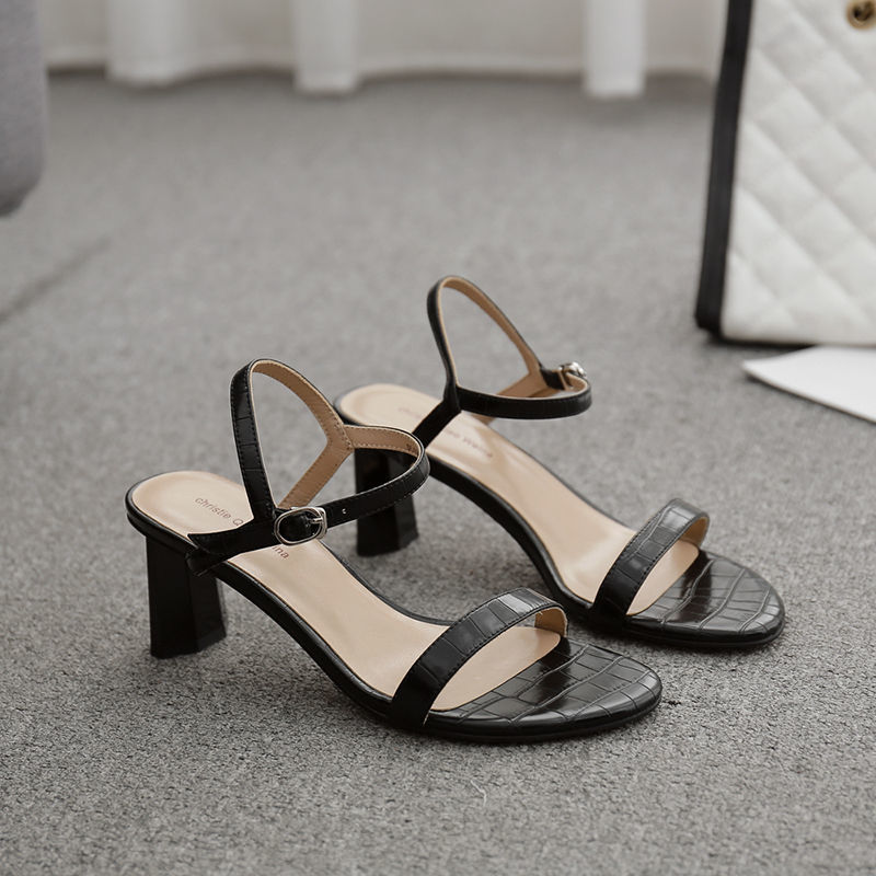 Elegant Greta  Pinterest-Inspired Heeled Sandals