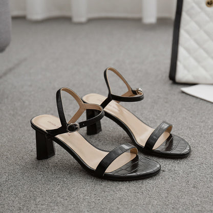 Elegant Greta  Pinterest-Inspired Heeled Sandals