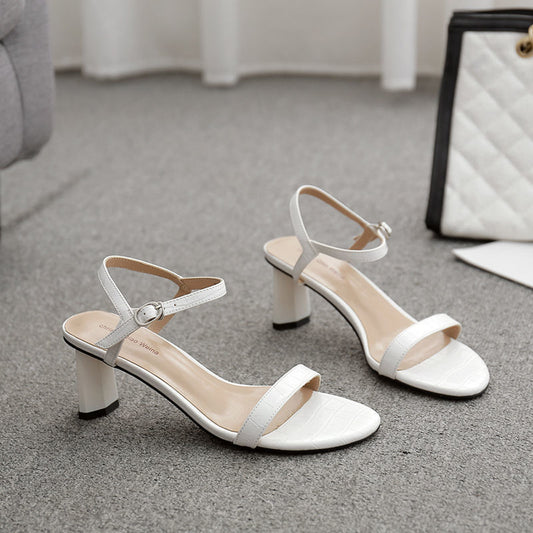Elegant Greta  Pinterest-Inspired Heeled Sandals