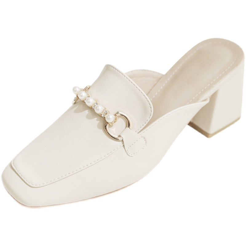 Chic Pinterest-Inspired Greta  Block Heel Mules