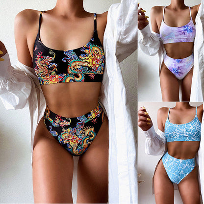 Vibrant Print Greta  Pinterest-Inspired Bikini