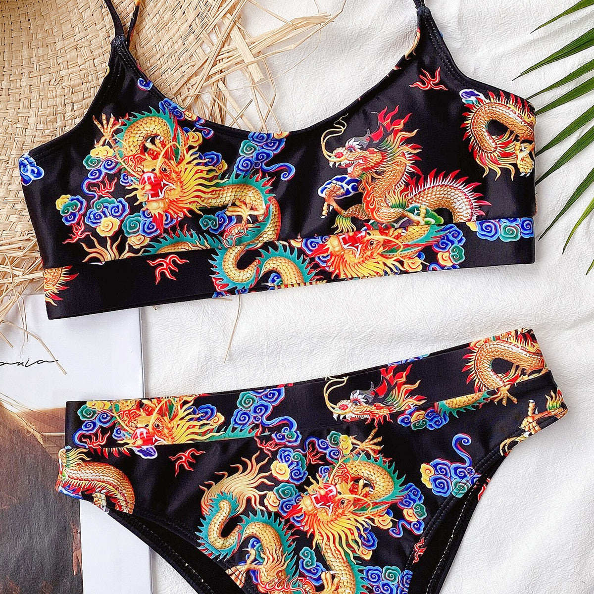 Vibrant Print Greta  Pinterest-Inspired Bikini