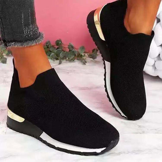 Chic Mesh Slip-On Sneakers by Greta 