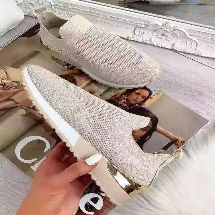 Chic Mesh Slip-On Sneakers by Greta 