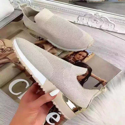 Chic Mesh Slip-On Sneakers by Greta 