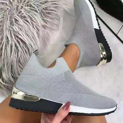 Chic Mesh Slip-On Sneakers by Greta 