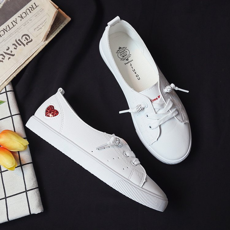 Chic Heart Slip-On Sneakers by Greta 