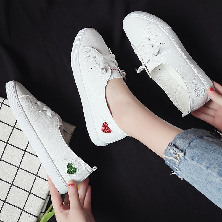 Chic Heart Slip-On Sneakers by Greta 