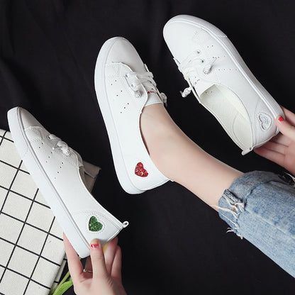 Chic Heart Slip-On Sneakers by Greta 