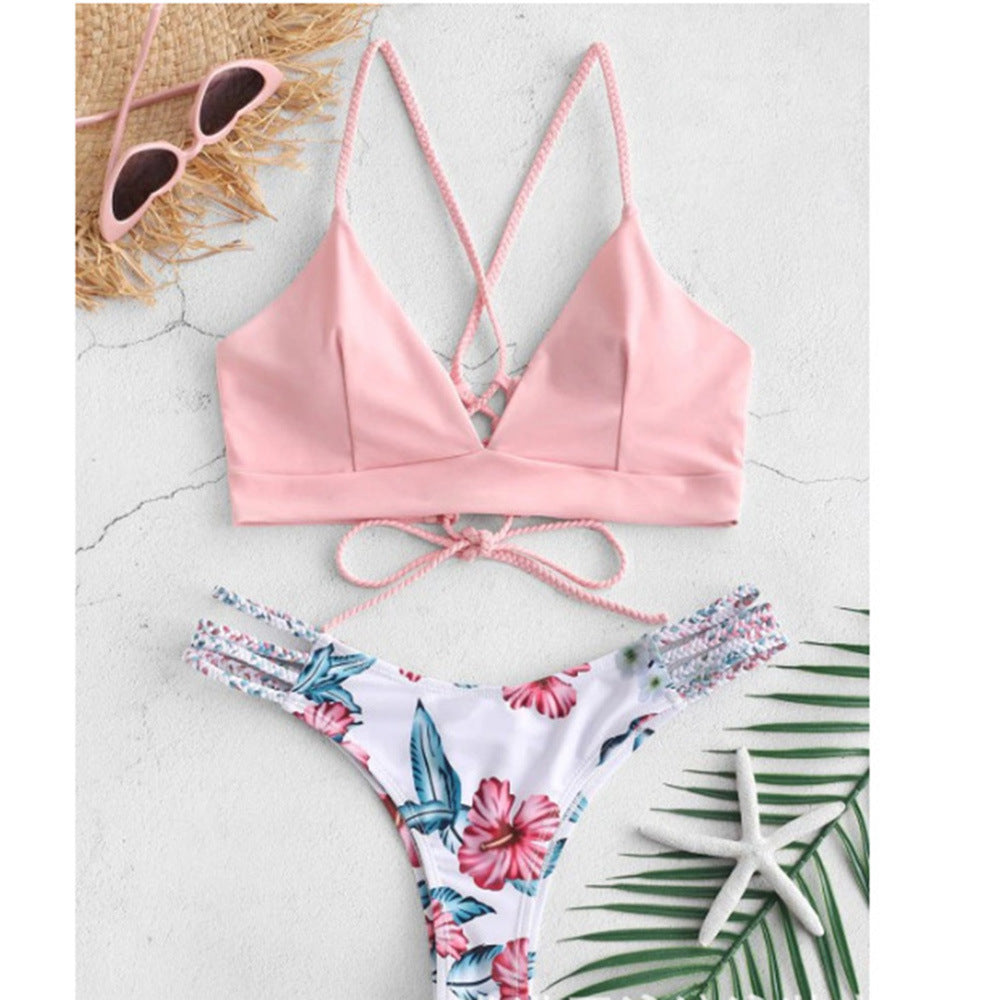 Pinterest-Inspired Greta  Braided Bikini Set