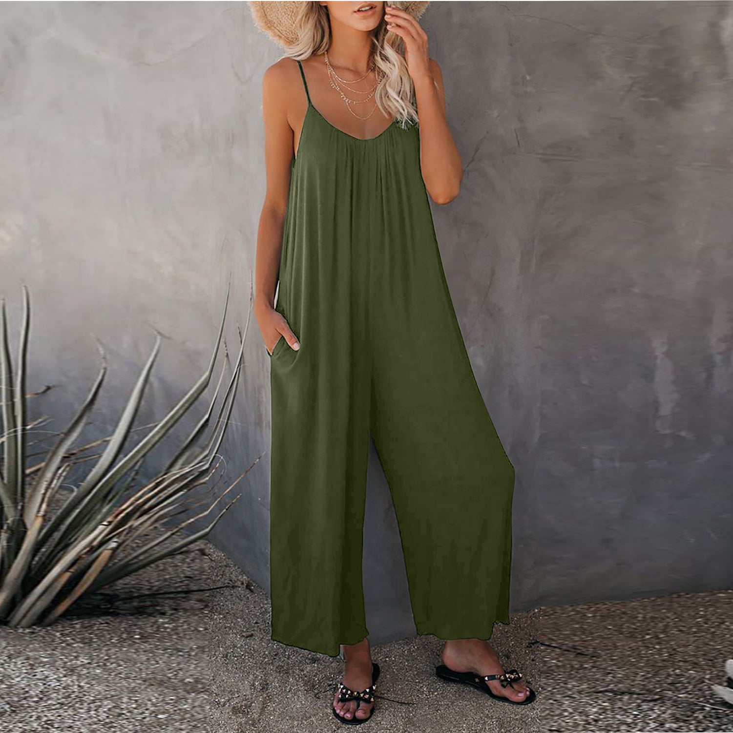 Relaxed Fit Greta  Pinterest-Inspired Jumpsuit
