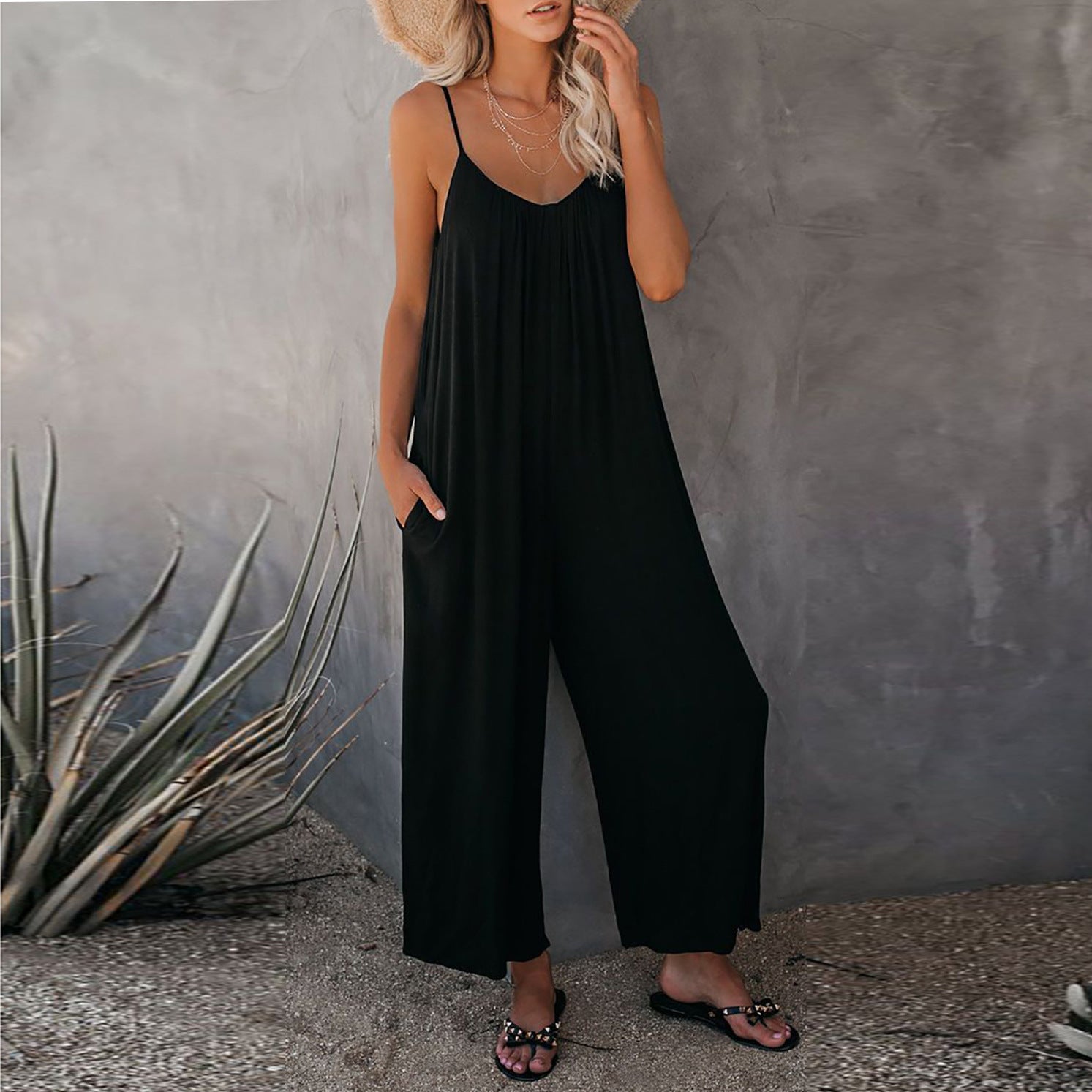 Relaxed Fit Greta  Pinterest-Inspired Jumpsuit