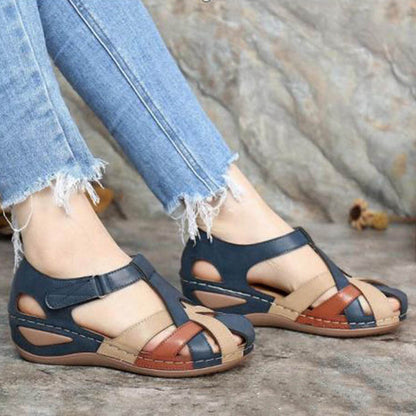 Hollow Wedge Sandals by Greta 