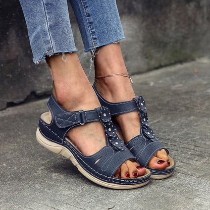 Pinterest-Inspired Floral Sandals by Greta 