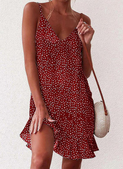 Floral A-Line Sundress Greta  Summer Dress