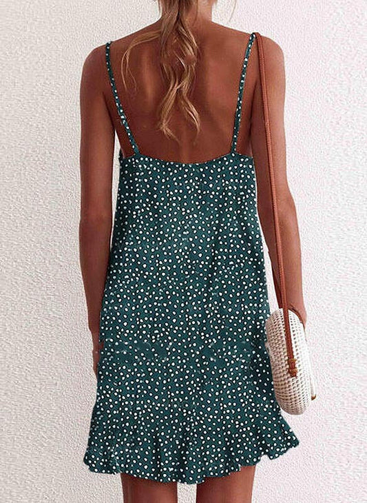 Floral A-Line Sundress Greta  Summer Dress