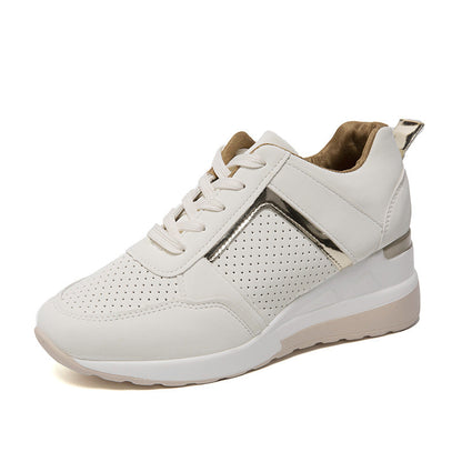 Chic Platform Lace-Up Sneakers by Greta 
