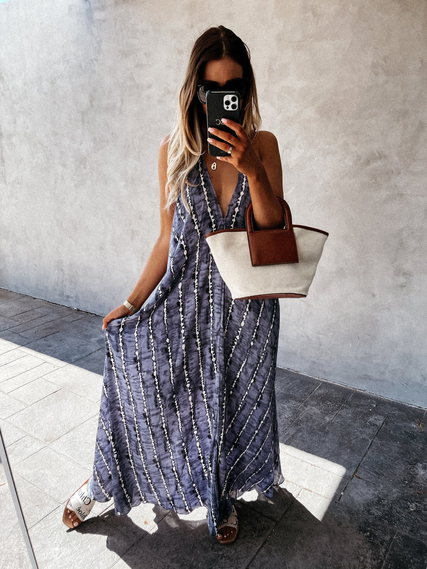 Breezy A-Line Greta  Summer Sling Dress
