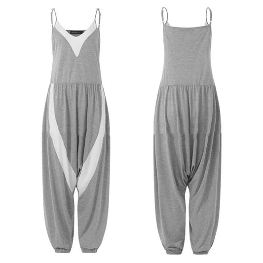 Chic Loose Stitching Jumpsuit by Greta 