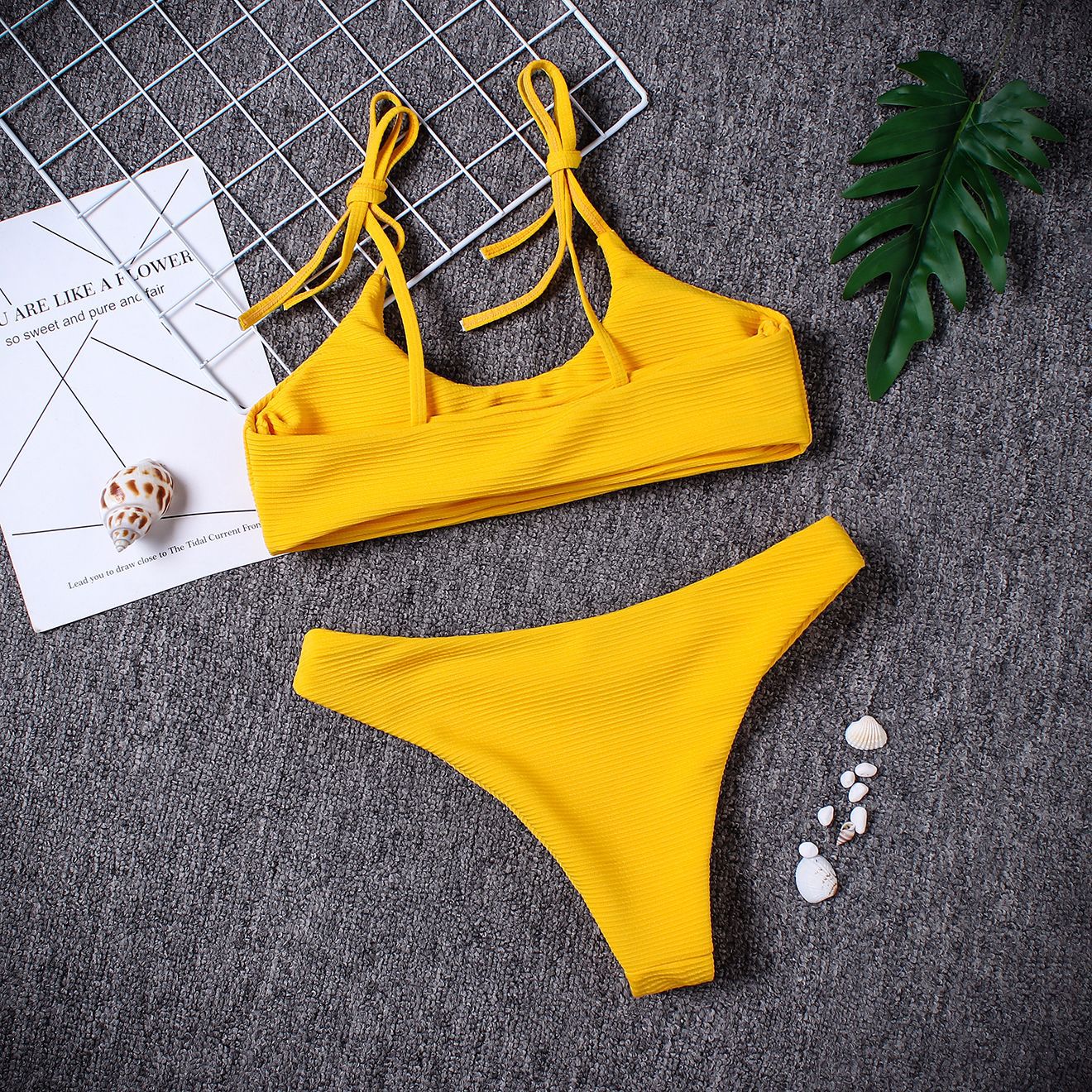 Bold Strapless Low Waist Bikini by Greta 