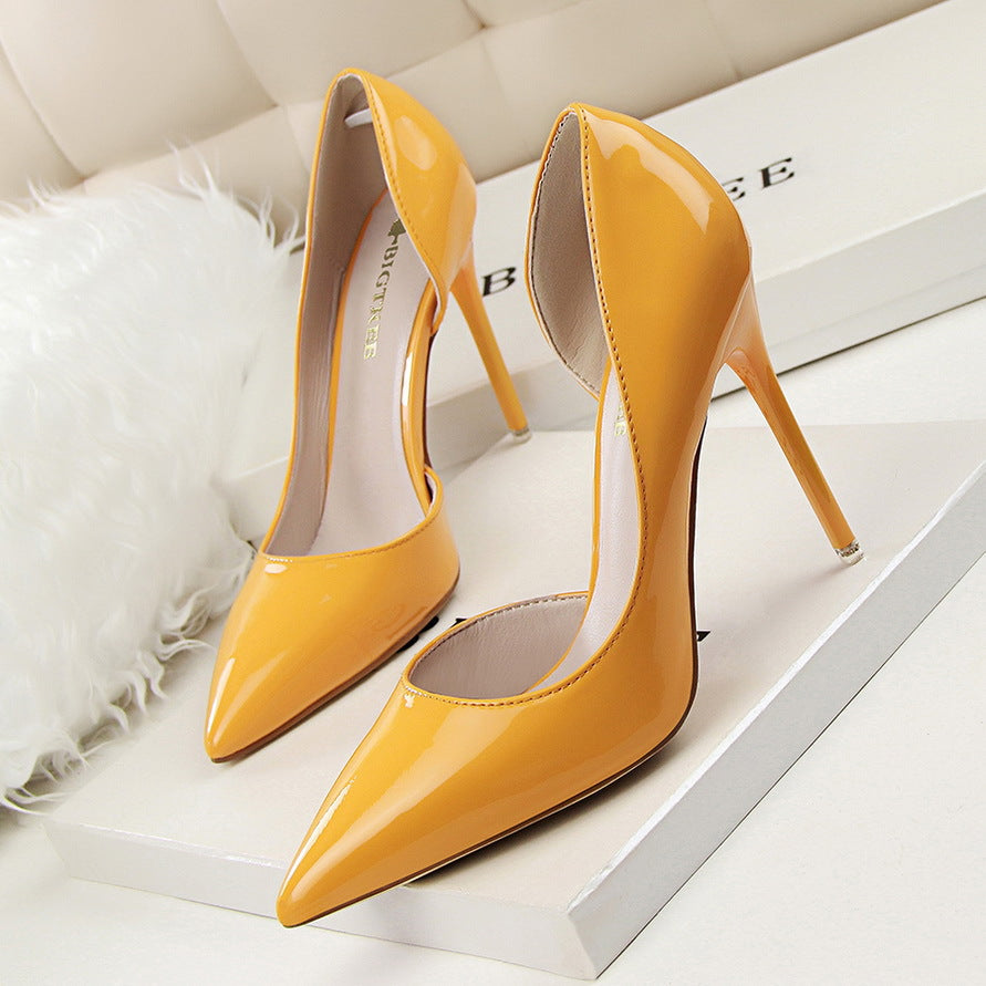 Elegant Greta  Patent Stiletto High Heels
