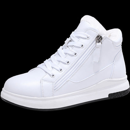 Sleek Leather Sneakers Greta  Board Shoes