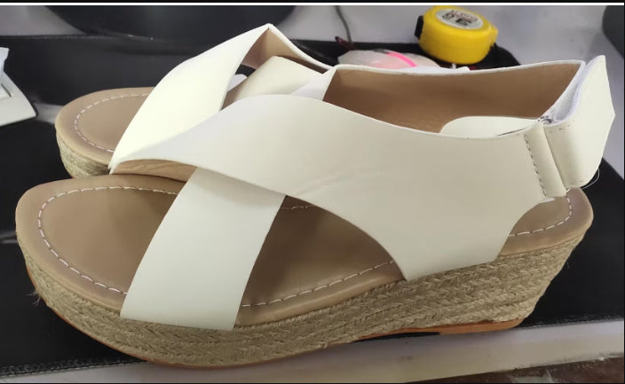 Chic Wedge Sandals by Greta 
