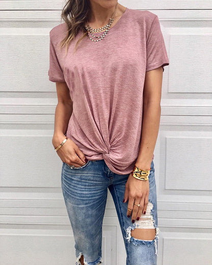 Chic Crossover Greta  Summer Blouse