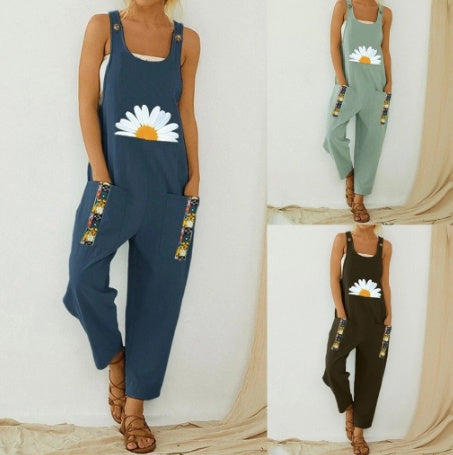 Vintage Daisy Greta  Pinterest-Inspired Jumpsuit