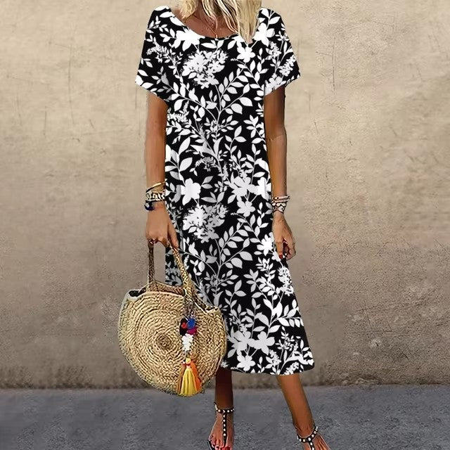 Pinterest-Inspired Greta  Summer A-Line Dress