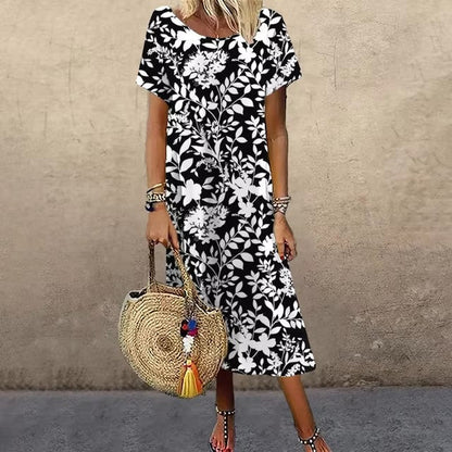 Pinterest-Inspired Greta  Summer A-Line Dress
