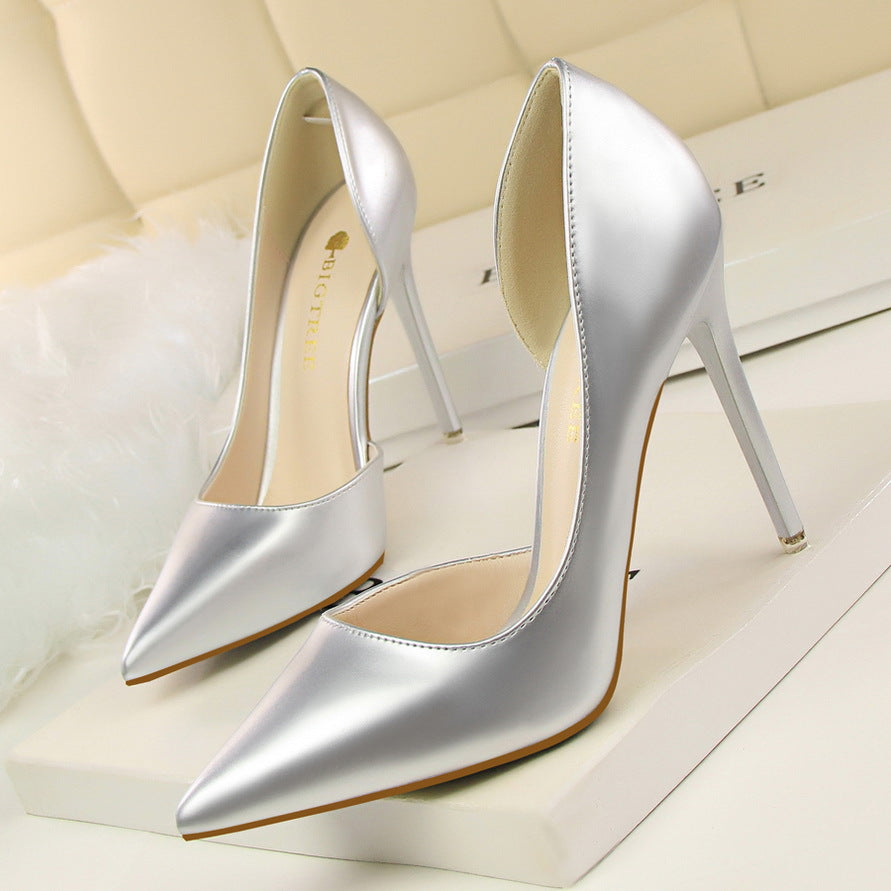 Elegant Greta  Patent Stiletto High Heels