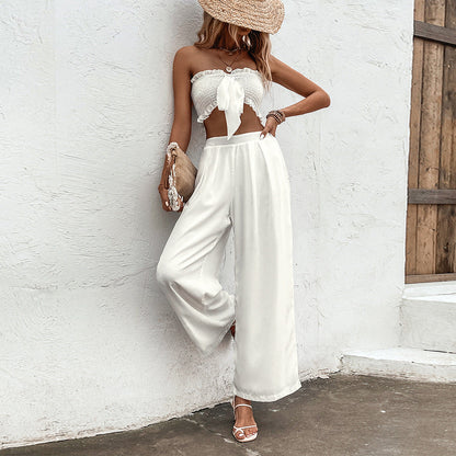 Ruffled White Set Greta  Pinterest-Inspired Outfit