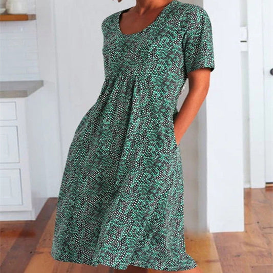 Floral Print Midi Dress by Greta 