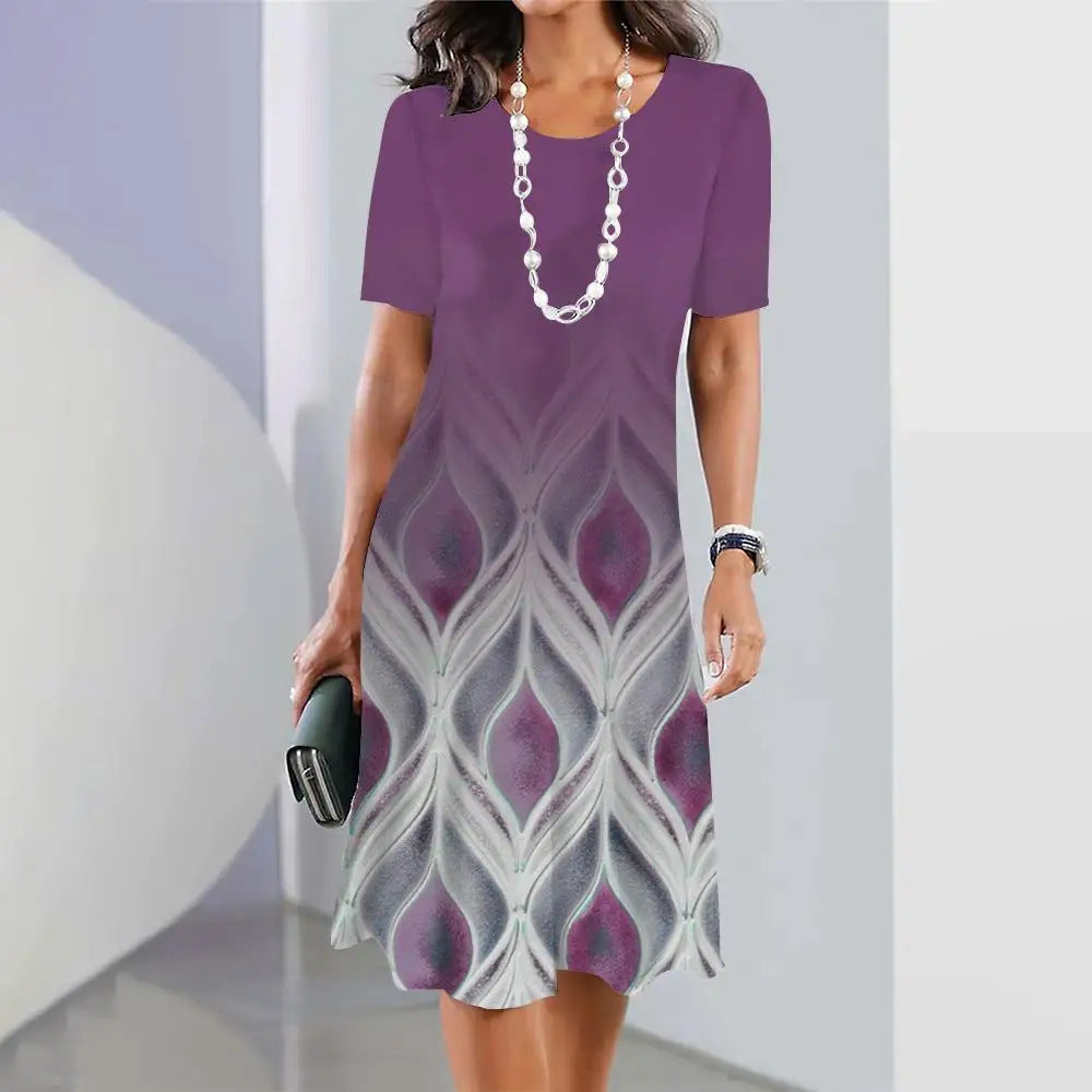 Chic Plus Size Summer Dress by Greta 