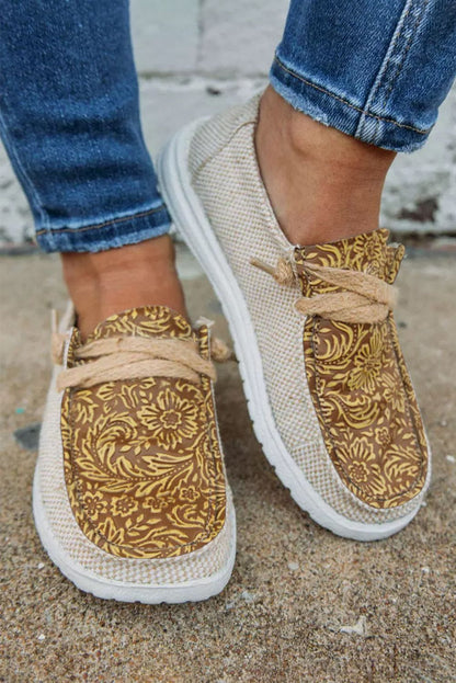 Floral Canvas Greta  Women's Everyday Loafers