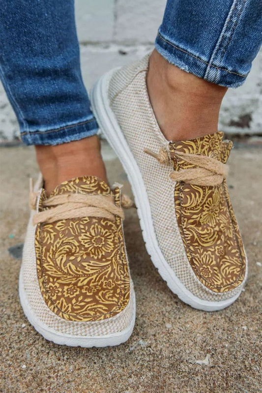 Floral Canvas Greta  Women's Everyday Loafers