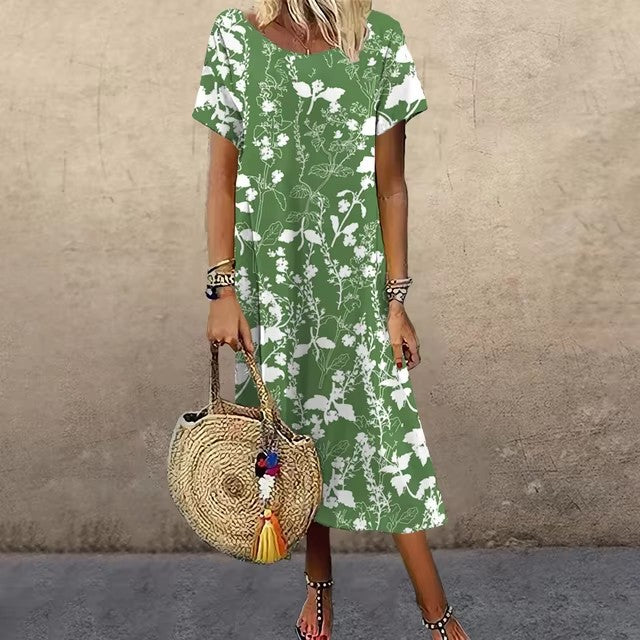 Pinterest-Inspired Greta  Summer A-Line Dress