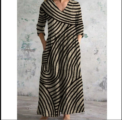 Urban Stripe Greta  Summer Maxi Dress