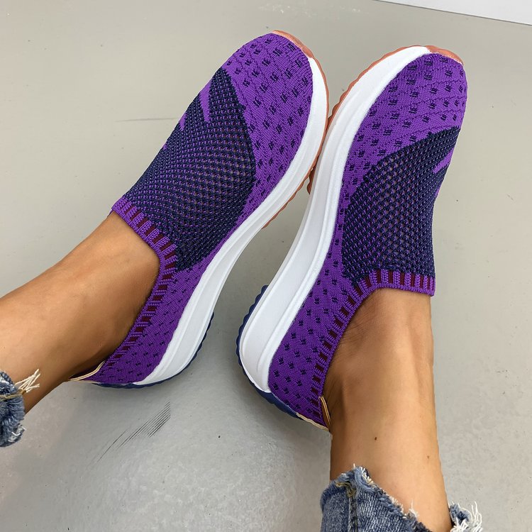 Pinterest-Inspired Greta  Wedge Sneakers