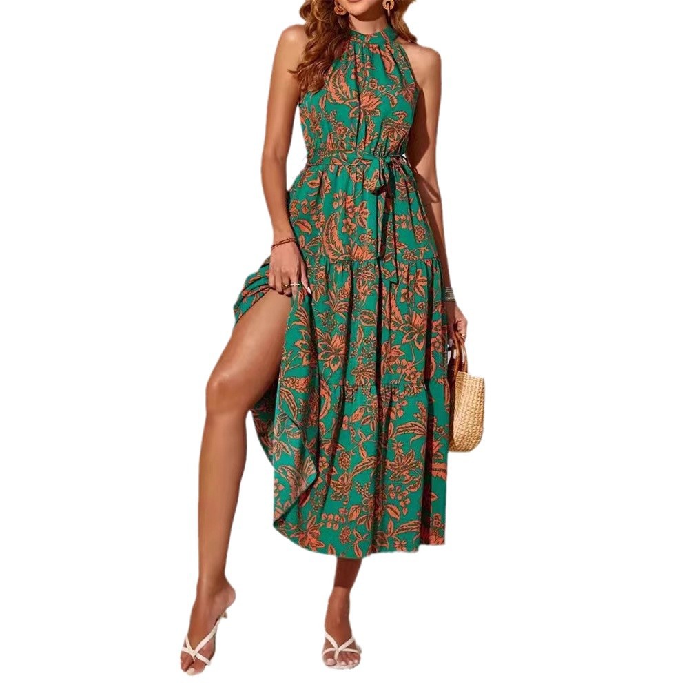 Boho Floral Greta  Sleeveless Summer Dress