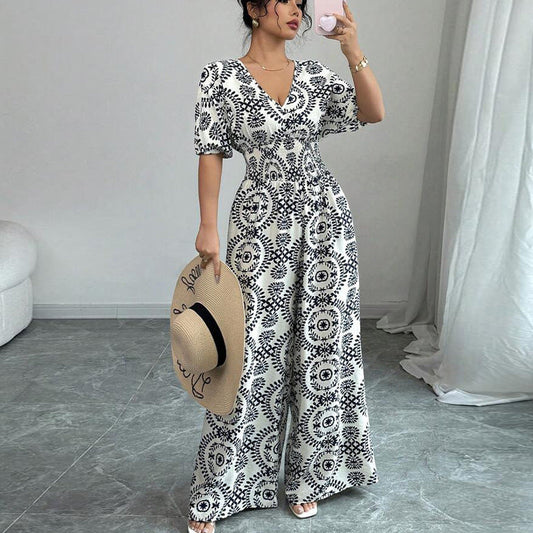 Chic Boho Print Greta  Jumpsuit