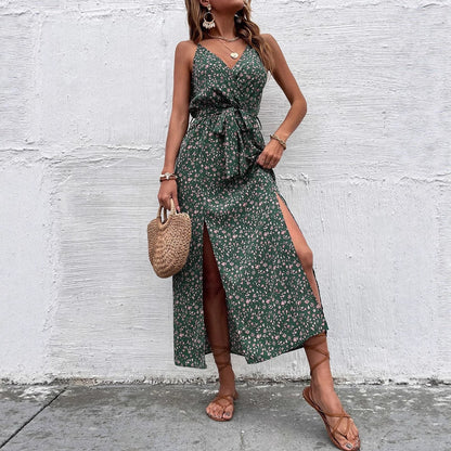 Bohemian Floral Greta  Summer Strap Dress