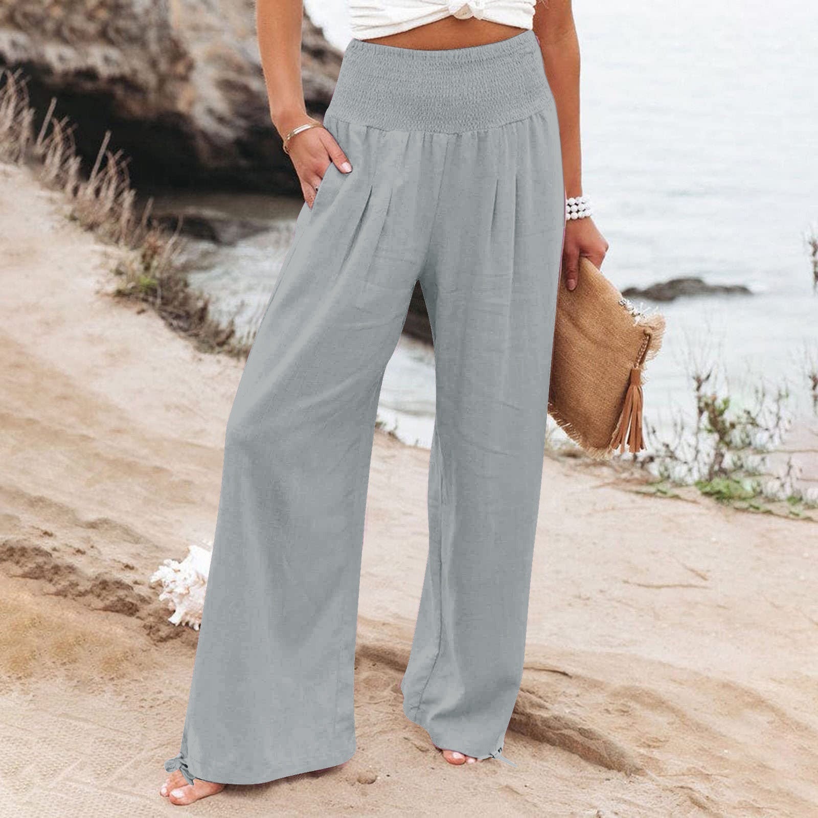 Relaxed Fit Greta  Drawstring Pants