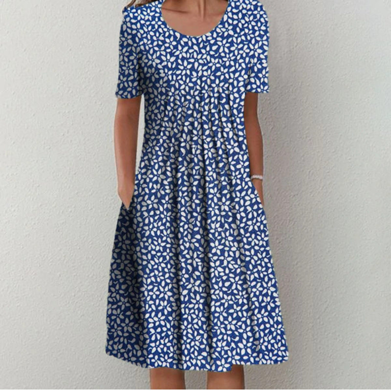 Polka Dot A-Line Dress by Greta 