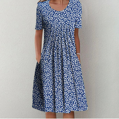 Polka Dot A-Line Dress by Greta 
