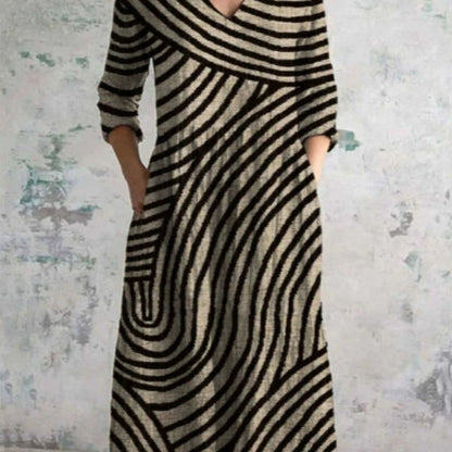 Urban Stripe Greta  Summer Maxi Dress